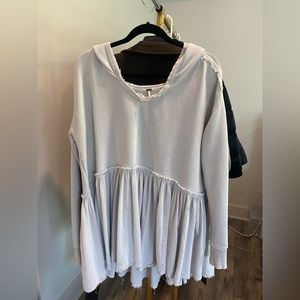 Cloud blue Free people tunic